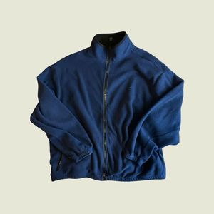 Vintage Made in USA Timberline Colorado Hiking Fleece Blue Size XL